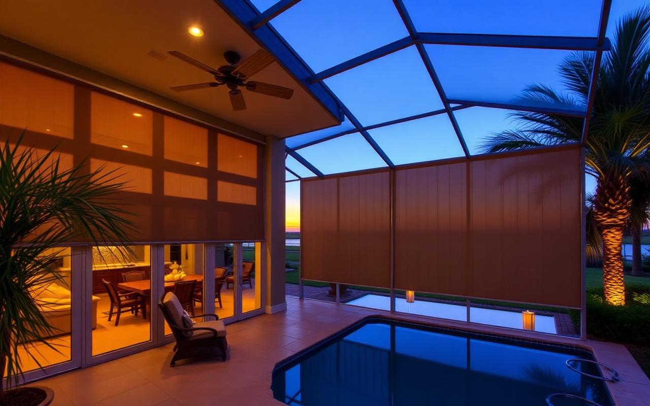 Benefits of Custom Screen Rooms & Motorized Shades in Brevard County